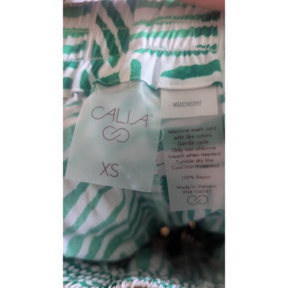 Calia 2-Piece Resort Swim Cover Up Sm Long Sleeve Oversized Top + XS Shorts Set - Picture 8 of 8